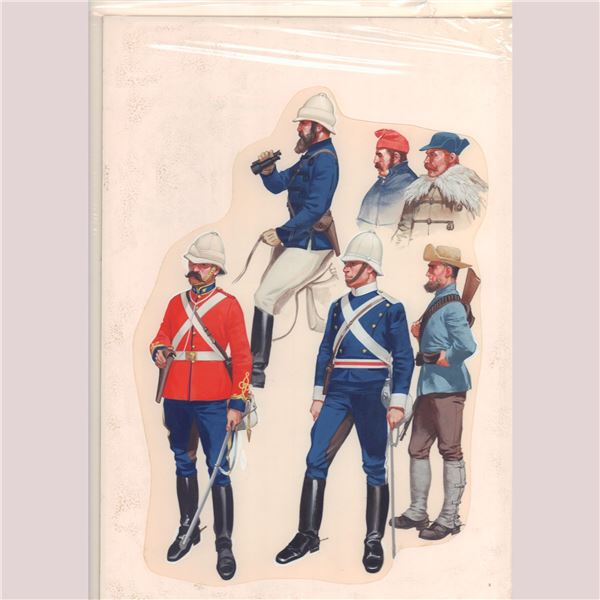 Angus McBride, Original Illustration for Osprey Pub., Zulu Wars Plate E