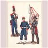Image 1 : Ron Volstad Original Gouache on Board, American Civil War Uniforms, Signed