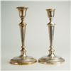 Image 1 : Edwardian Pair of Sheffield Silver Candlesticks by Atkin Brothers