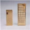 Image 3 : 2pc Colibri Gold Tone Pocket Lighters with Velvet Boxes