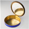 Image 2 : Silver Hallmarked and Enamel Guilloche Powder Compact Case