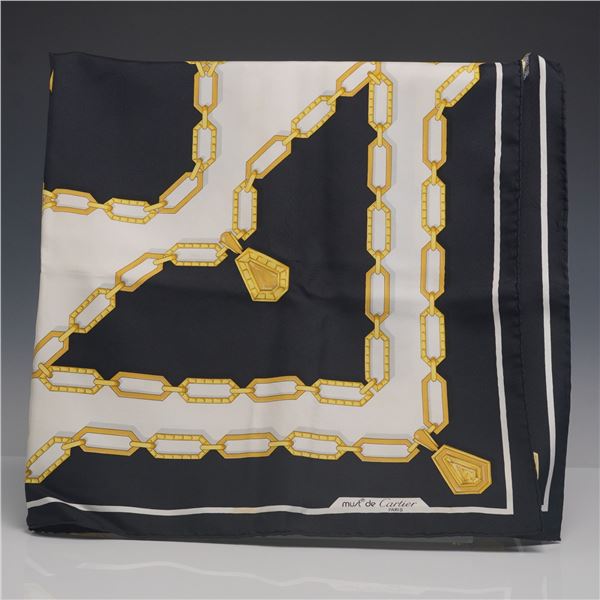 Cartier Must de Cartier Silk Scarf with Box