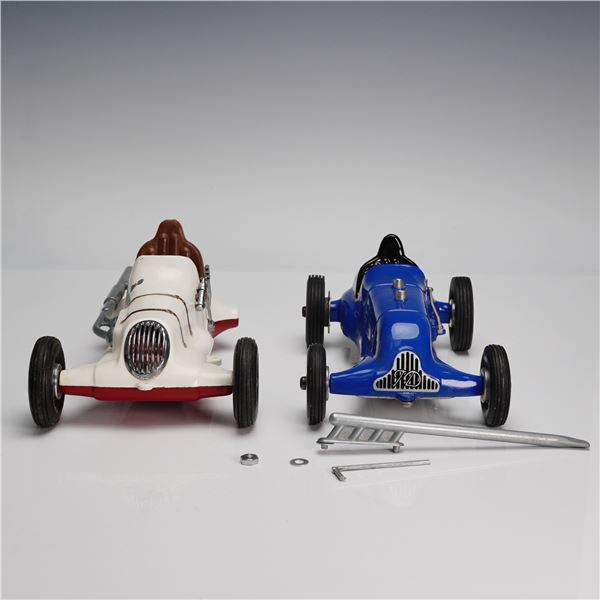 2pc Roy Cox Special & Champion Tether Race Cars, 7 & 45