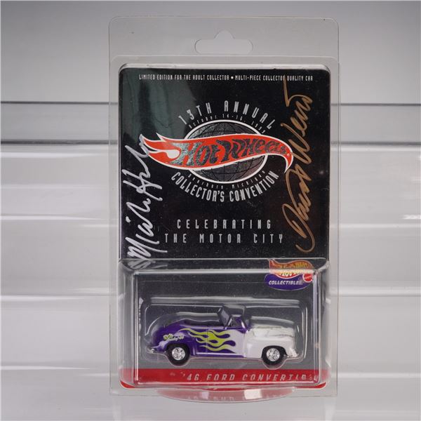 Autographed Larry Wood & Dave Weise Mattel Hot Wheels, '46 Ford Convertible