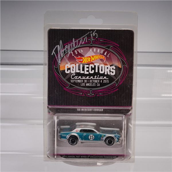 Autographed Rob Matthes Mattel Hot Wheels, '68 Mercury Cougar