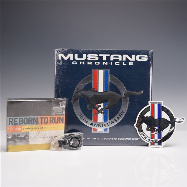 Ford Mustang 35th Anniversary Collector's Box Set with Book, CD Set, & More
