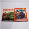 Image 9 : 24pc+ Scale Model Train Accessories with Books, Vehicles, and Buildings