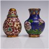 Image 7 : 11pc Chinese Cloisonne Bud Vases and Shakers with Bases