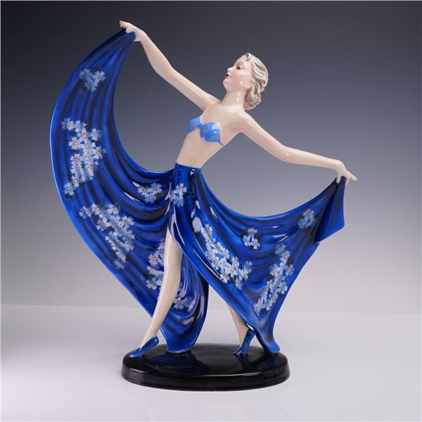 Goldscheider Porcelain by Stefan Dakon Art Deco Dancer Figurine, 7857