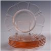 Image 3 : 13pc Vintage Pink Depression Glass Dinnerware