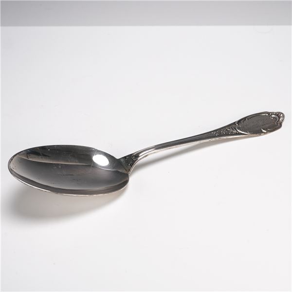 Buccellati Sterling Large Solid Serving Spoon, Monte Mario Pattern