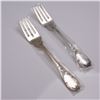 2pc Buccellati Sterling Silver Fish/Salad Forks, Monte Mario Pattern