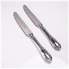 Image 1 : 2pc Buccellati Sterling Silver Fruit Knives, Monte Mario Pattern