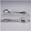 2pc Buccellati Sterling Silver Place Spoons, Monte Mario Pattern