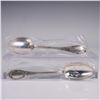 2pc Buccellati Sterling Silver Place Spoons, Monte Mario Pattern