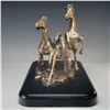 Image 8 : Valenti Cold-Painted Composite Sculpture of Three Running Horses