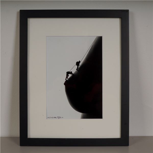 Allan Teger B&W Photograph, Mountain Climbers Bodyscapes Series, Signed