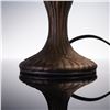 Image 3 : Tiffany-Style Stained Glass Table Lamp with Golfer Design