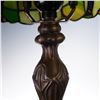 Image 4 : Tiffany-Style Stained Glass Table Lamp with Golfer Design
