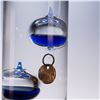Image 3 : Galileo Glass Thermometer with Blue Floating Spheres