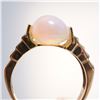 Image 5 : 14K Gold Ring with 4.59ct Opal and Diamond Accents