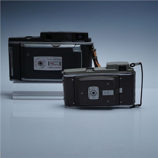 2pc Polaroid Land Cameras, Models 900 & 80