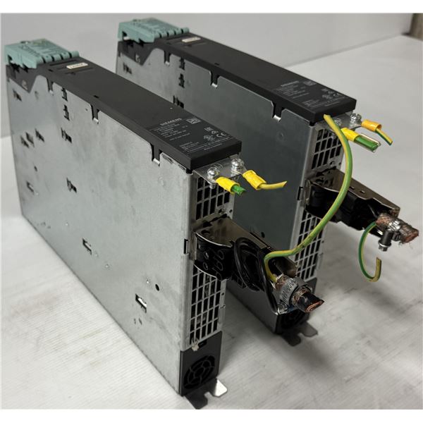(2) Siemens #6SL3120-1TE21-8AA4 Single Motor Modules