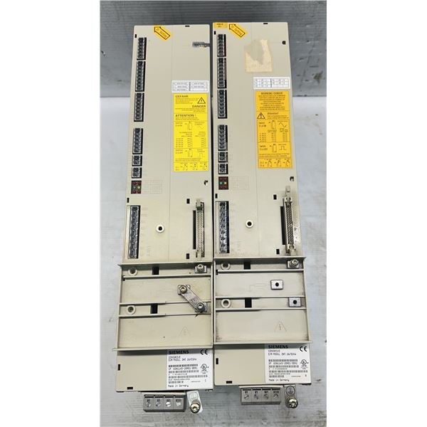 (2) Siemens #6SN1145-1BA01-0BA1 Simodrive E/R-Module INT.16/21KW