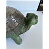 Image 6 : Cast Iron Farmhouse Wall Bell with Mosaic Turtle Figurine
