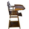 Image 4 : Vintage Convertible Wooden High Chair / Play Table