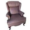 F.D.Y. Furniture (Edmonton) Leather Wingback Armchair