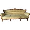 Valentino Furniture Carved Wood Sofa
