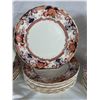 Image 4 : Antique Marlborough 1790 K & C B Dinnerware Set – Imari-Style Plates