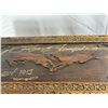 Image 13 : Hand-Carved Wooden Calgary Stampede Chest with Brass Hardware