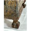Image 7 : Hand-Carved Wooden Calgary Stampede Chest with Brass Hardware