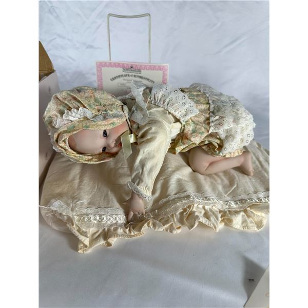 Ashton-Drake Galleries Porcelain Doll “Ashley” by Yolanda Bello with COA