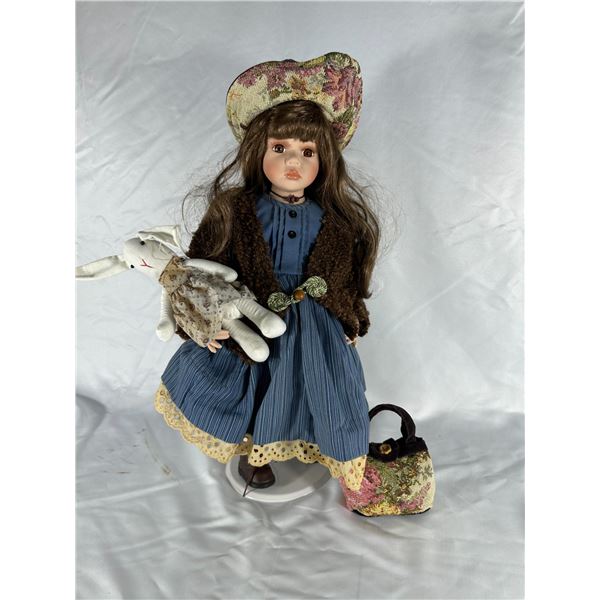 Yolanda’s Picture Perfect Porcelain Doll with Tapestry Outfit, Bag & Box