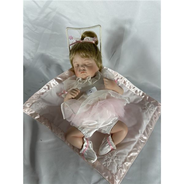 Edwin M. Knowles Yolanda’s Picture Perfect Babies Porcelain Doll with Blanket & Box