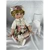 Image 1 : Hamilton Collection Porcelain Doll “Chelsea” with COA