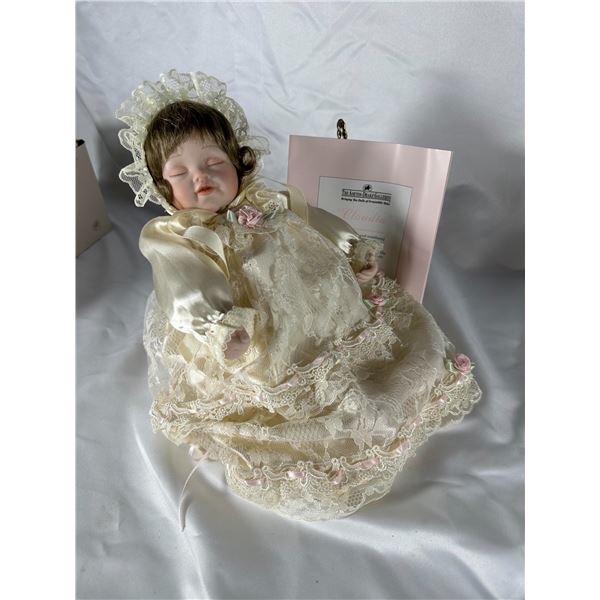 Ashton-Drake Galleries Porcelain Doll “Claudia” with COA
