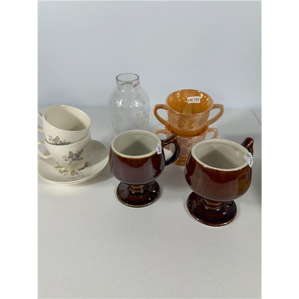 Assorted Vintage Cups & Glassware