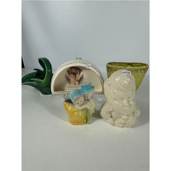 Assorted Vintage Planters & Pottery