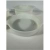 Image 12 : Set of 4 Fire-King White Milk Glass Baking Dishes