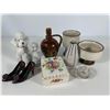 Mixed Lot – Ceramic Poodles, Pottery, Trinket Box & Decorative Pieces