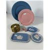 Wedgwood Jasperware Trays with Medalta Plates & Trinket Box