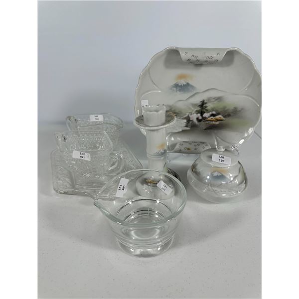 Japanese Porcelain with Mt. Fuji Design