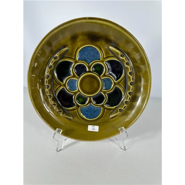 Vintage McCoy USA Pottery Ashtray with Flower Power Design