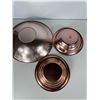 Image 2 : West Bend Copper-Colored Metal Bowls, Set of 3