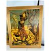 Image 2 : Pair of Vintage African-Inspired Paintings