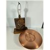 Image 1 : Copper Lamp & Tray